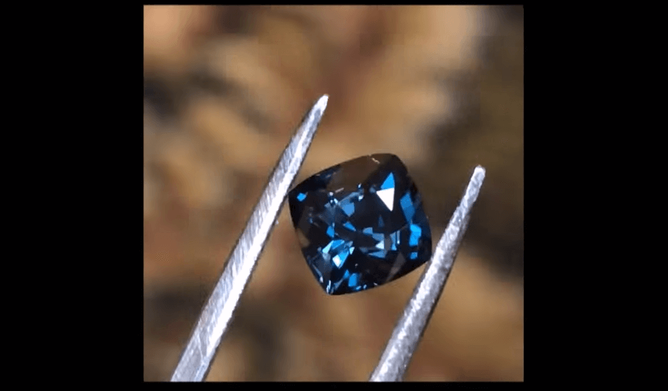 rare gemstone blue garnet