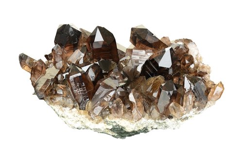 smoky quartz crystals