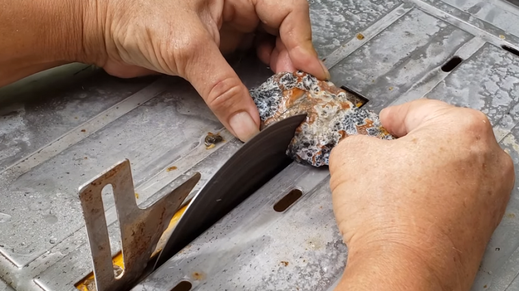 Cutting Obsidian With A Tile Saw