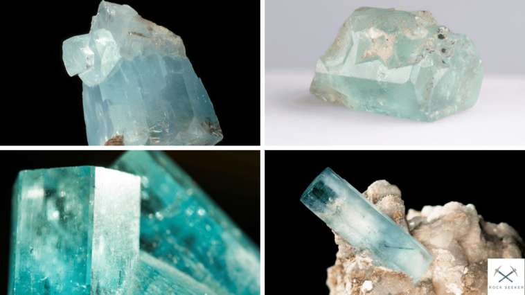 aquamarine image collage