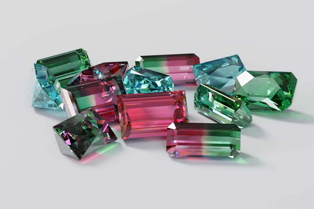 tourmaline crystals