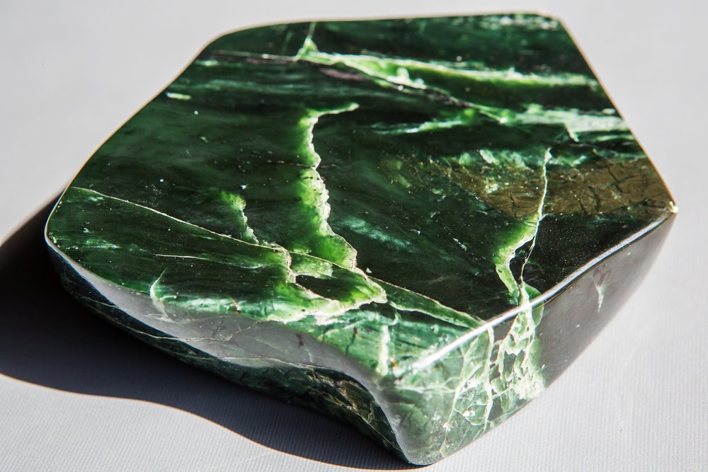 nephrite green jade or green jasper
