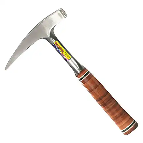 Estwing Rock Pick - 22 oz Geological Hammer with Pointed Tip & Genuine Leather Grip