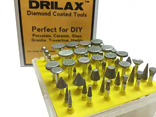 Drilax Diamond Drill Bit Burr Set