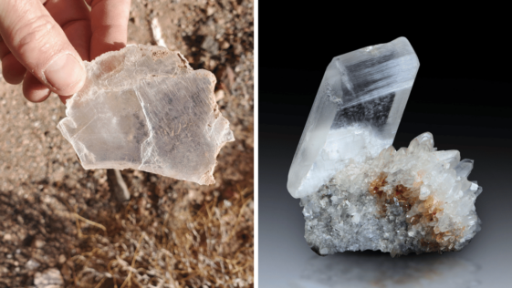 selenite crystals