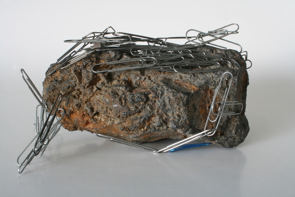 magnetite with paperclips