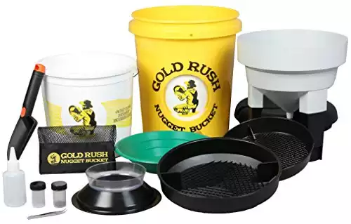 Gold Rush Nugget Bucket - Gold Panning and Prospecting Kit