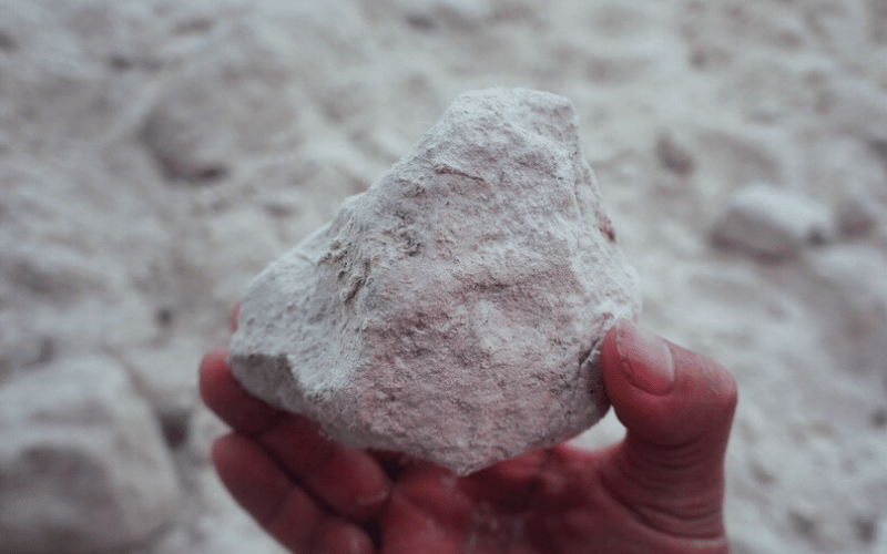 Kaolinite mineral specimen