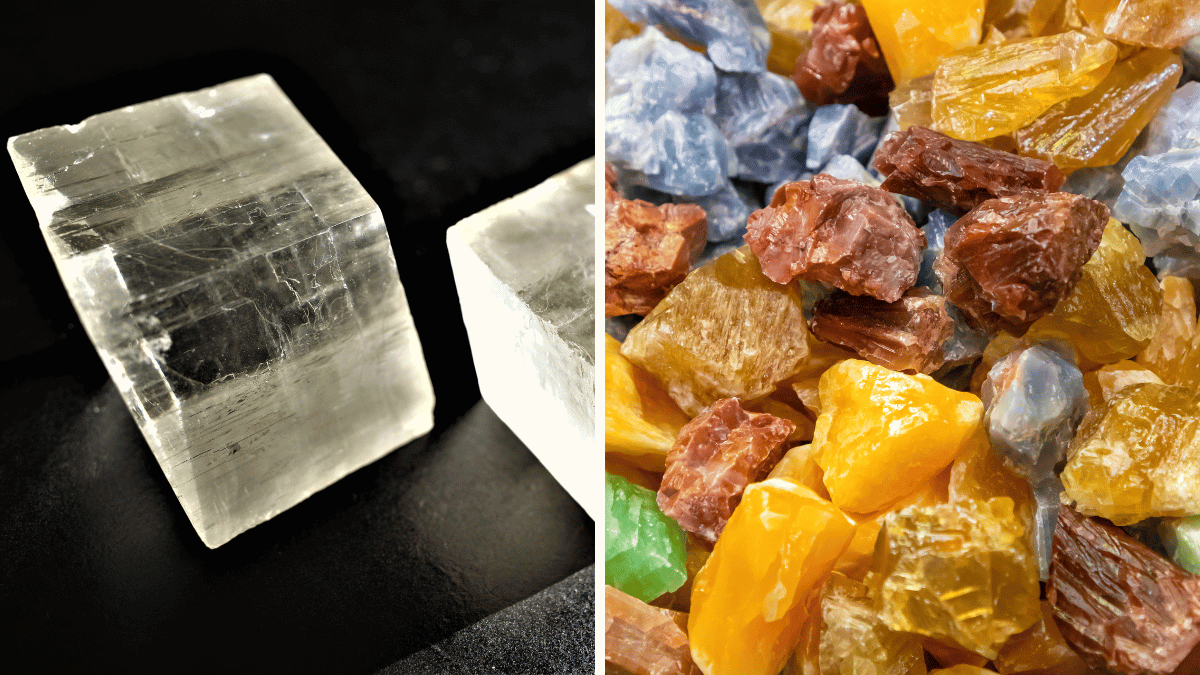various forms of calcite