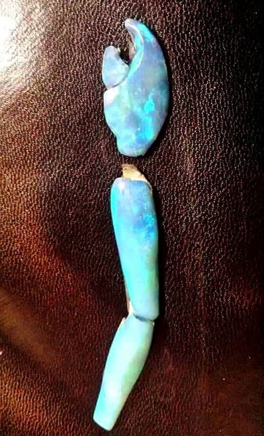 crab claw turned into opal