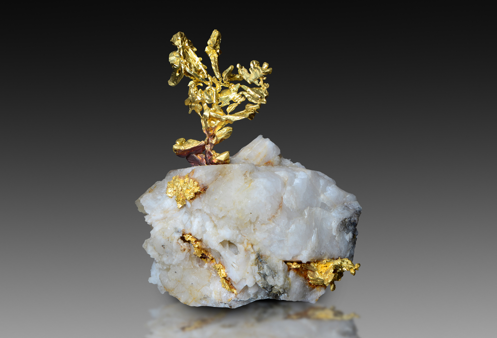 gold in quartz relationship