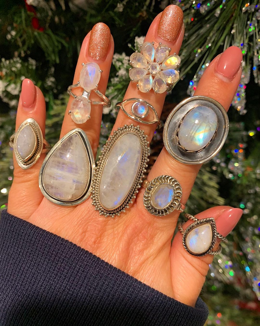 moonstone crystal jewelry
