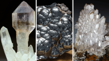 unique strange crystal formations